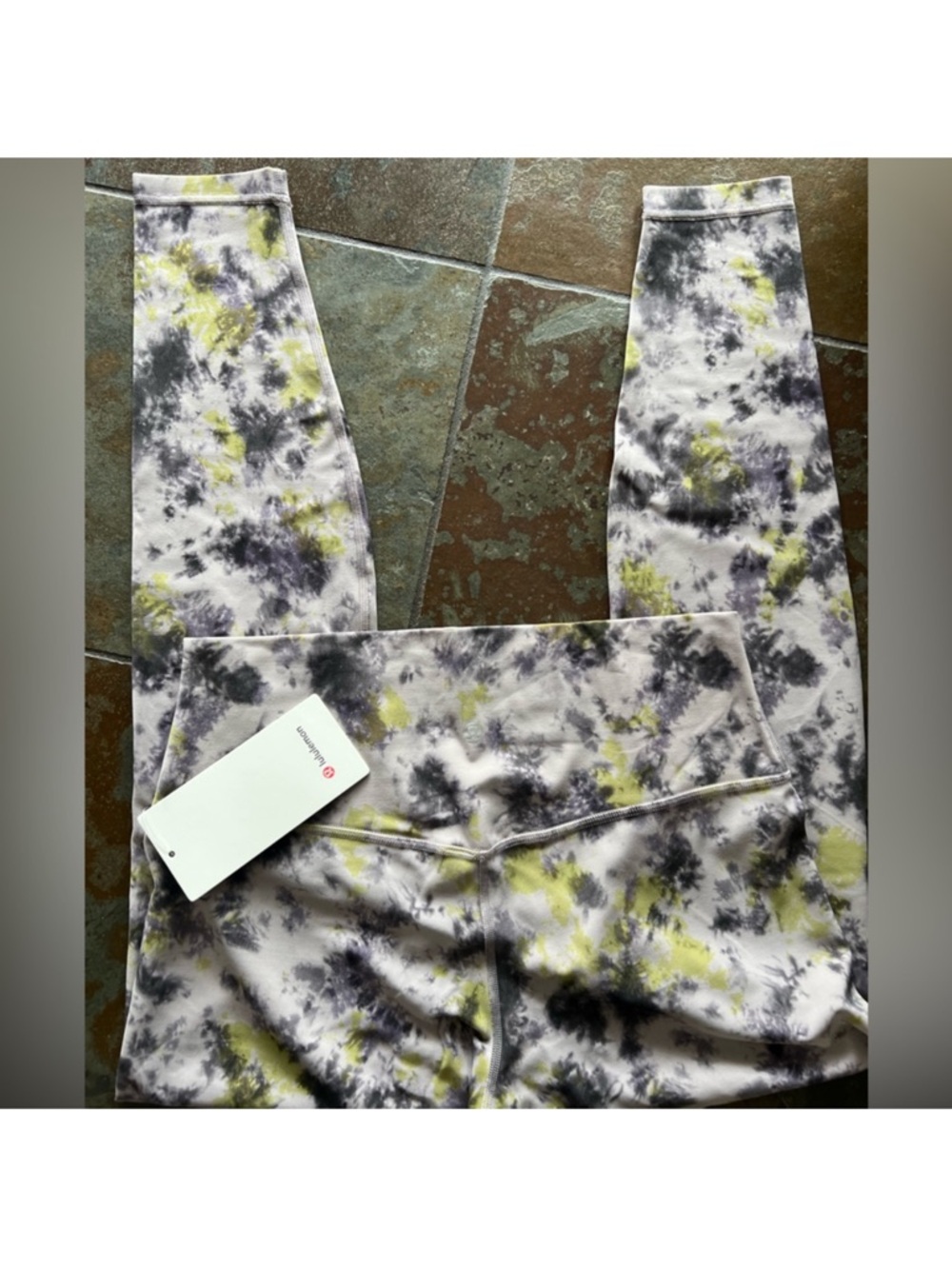 NWT Lululemon Align NULU HR Pant TIGHT 28" 
Radial Tie Dye Mauve Grey RARE